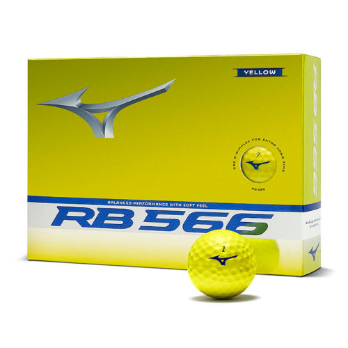 Mizuno RB 566 Golf Balls - Yellow