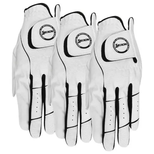 Ladies Srixon All Weather Golf Glove - White (3 Pack)