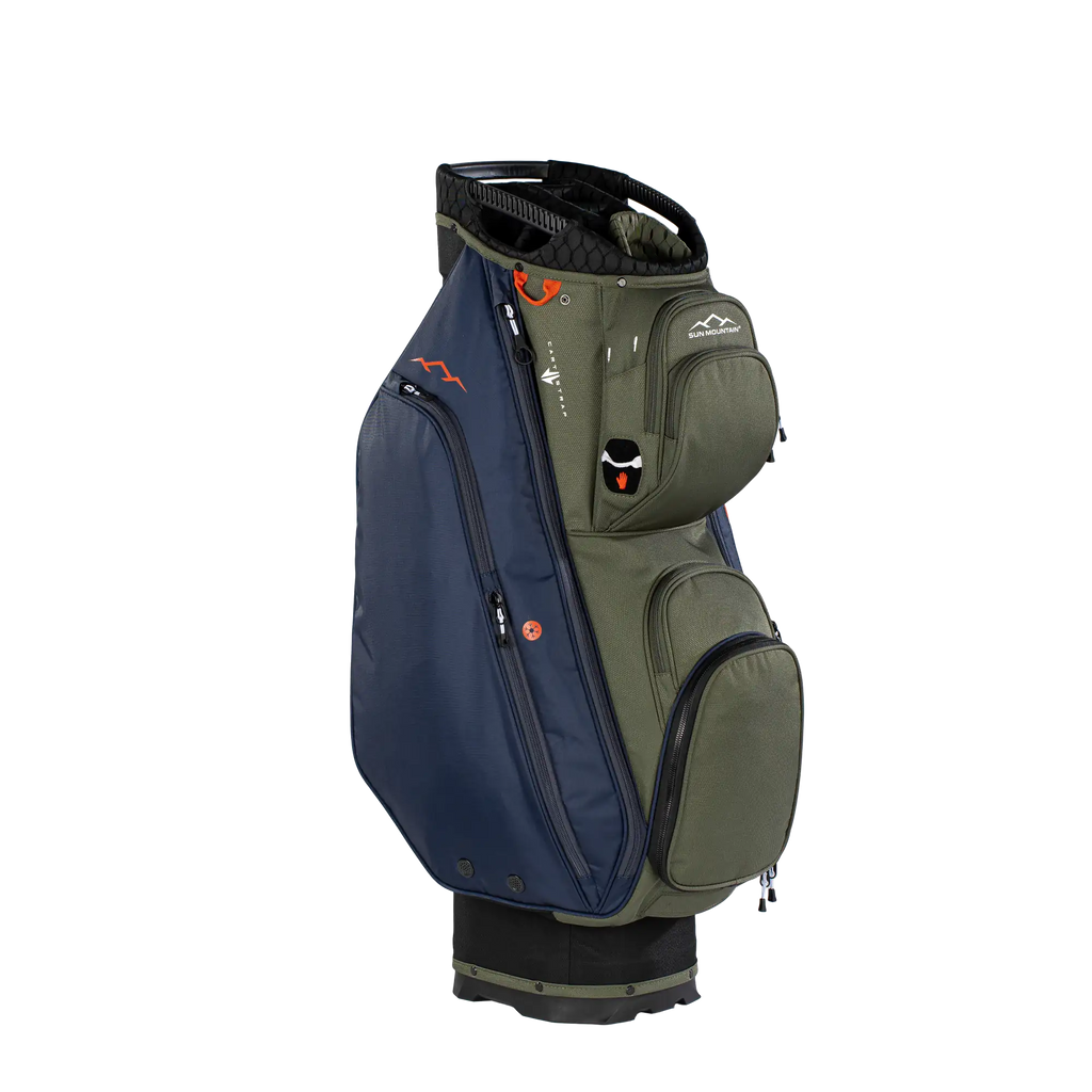 Sun Mountain C-100 Cart Bag - Black-Olive-Inferno, second view