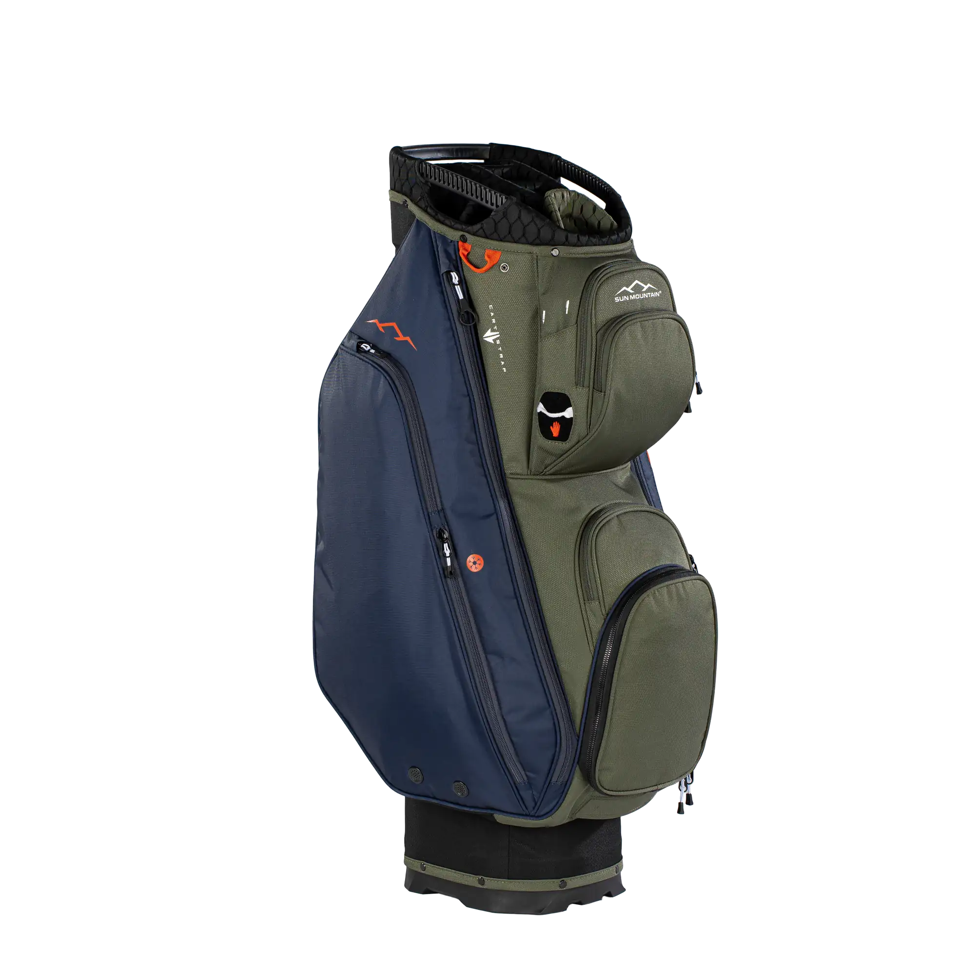 Sun Mountain C-100 Cart Bag - Black-Olive-Inferno, second view