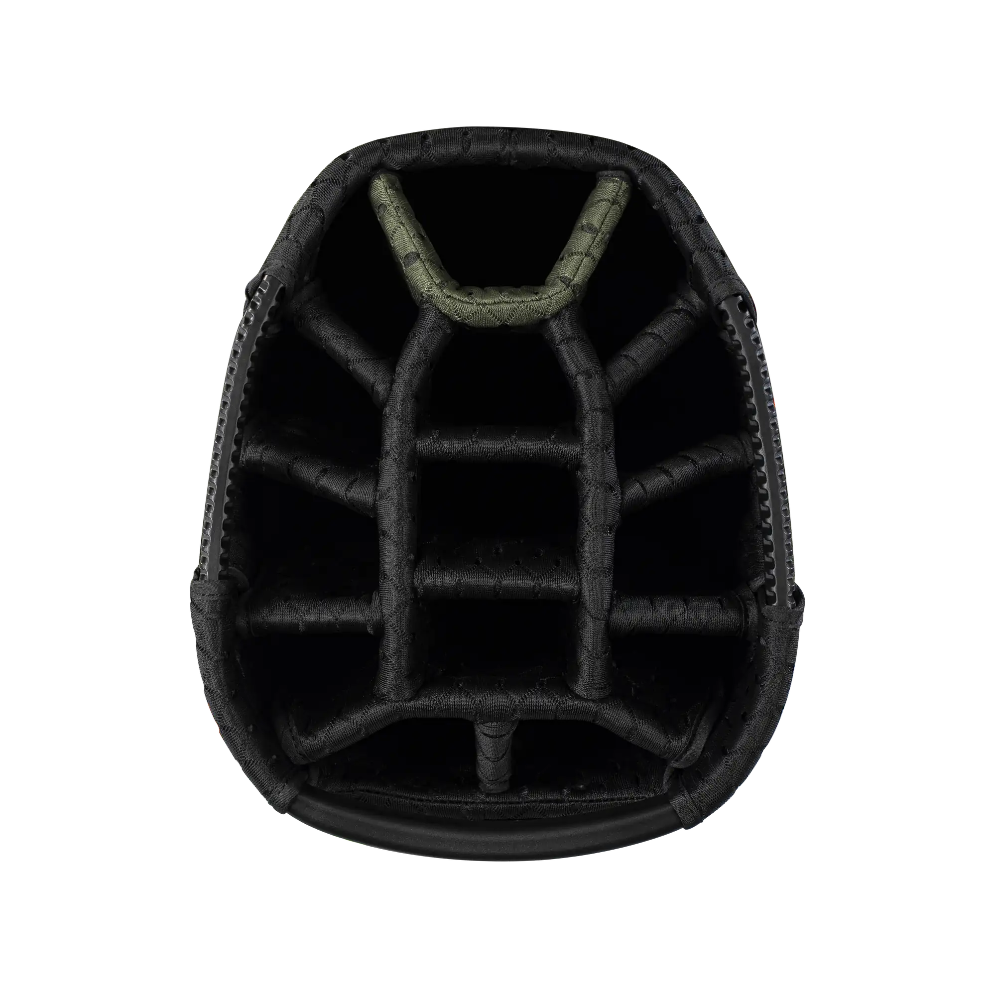 Sun Mountain C-100 Cart Bag - Black-Olive-Inferno, top view