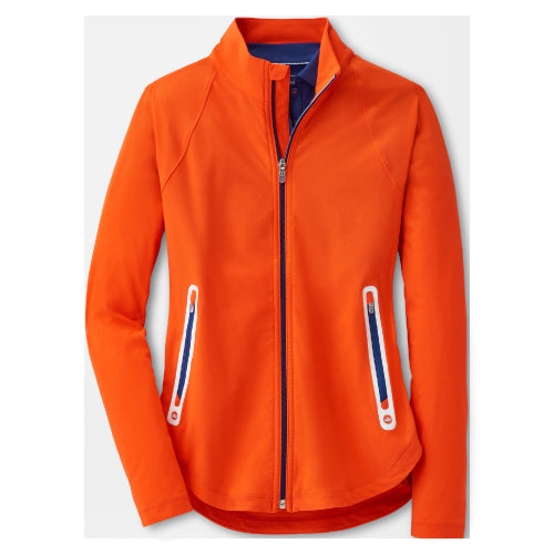 Women's Peter Millar Jameson Rain Jacket - Orange