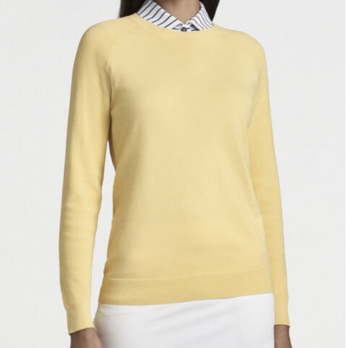 Women's Peter Millar Sport Raglan Crew Neck - Daisy