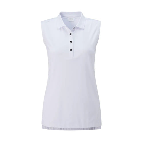 PING Solene Sleeveless Polo - White