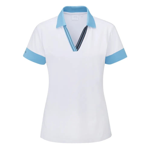 PING Sadie Polo - White / Laguna