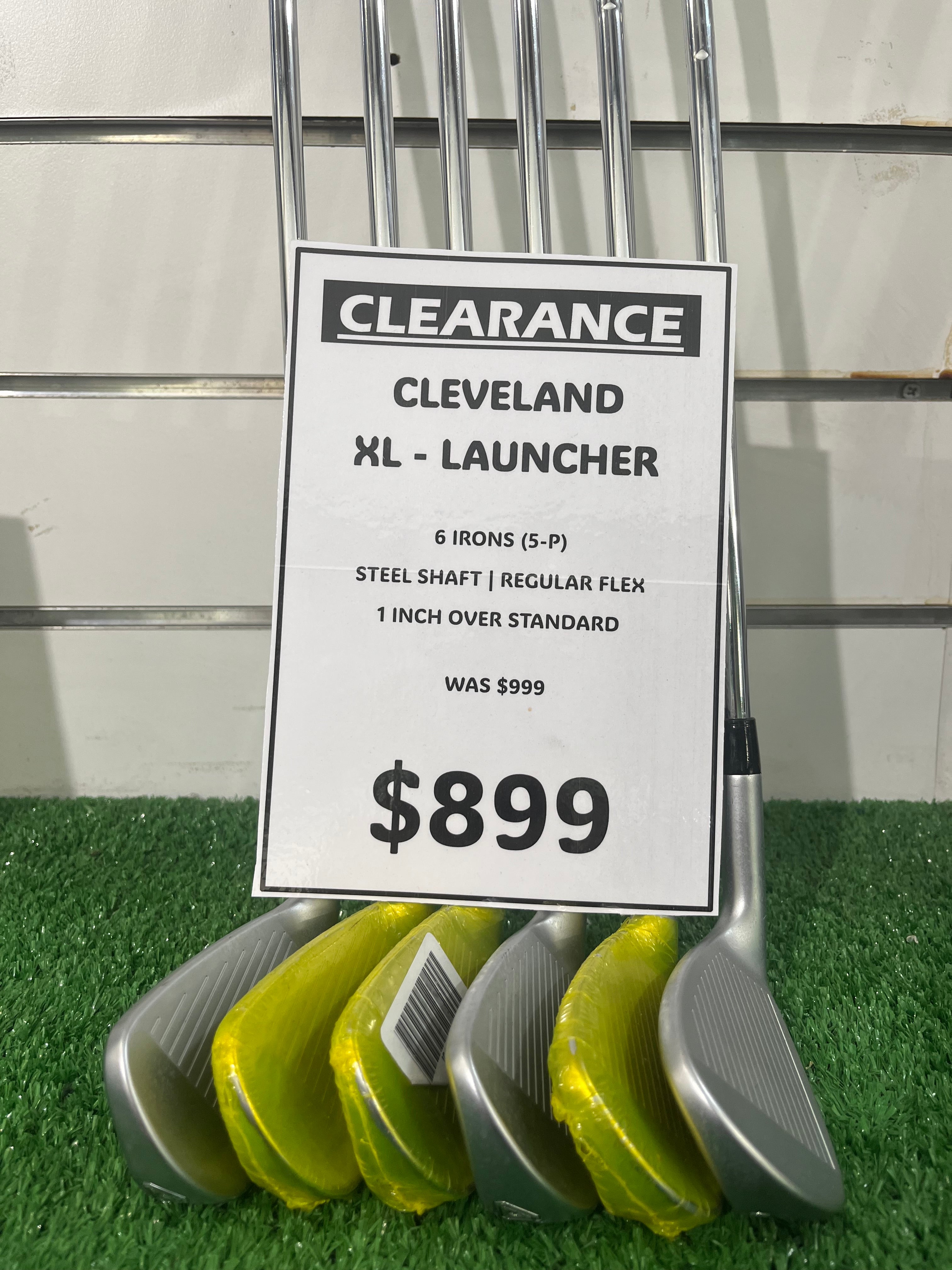 Cleveland XL Launcher New Irons - Steel Shaft Regular Flex