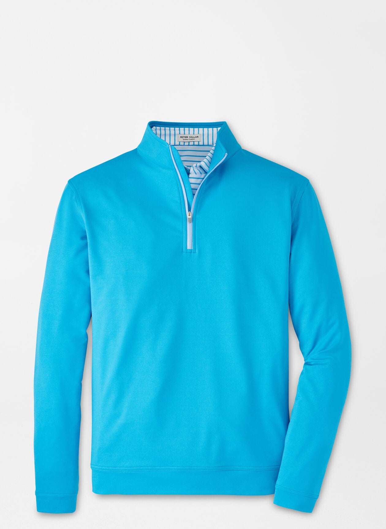 Men's Peter Millar Perth Mélange Performance Quarter-Zip - ALL COLOURS