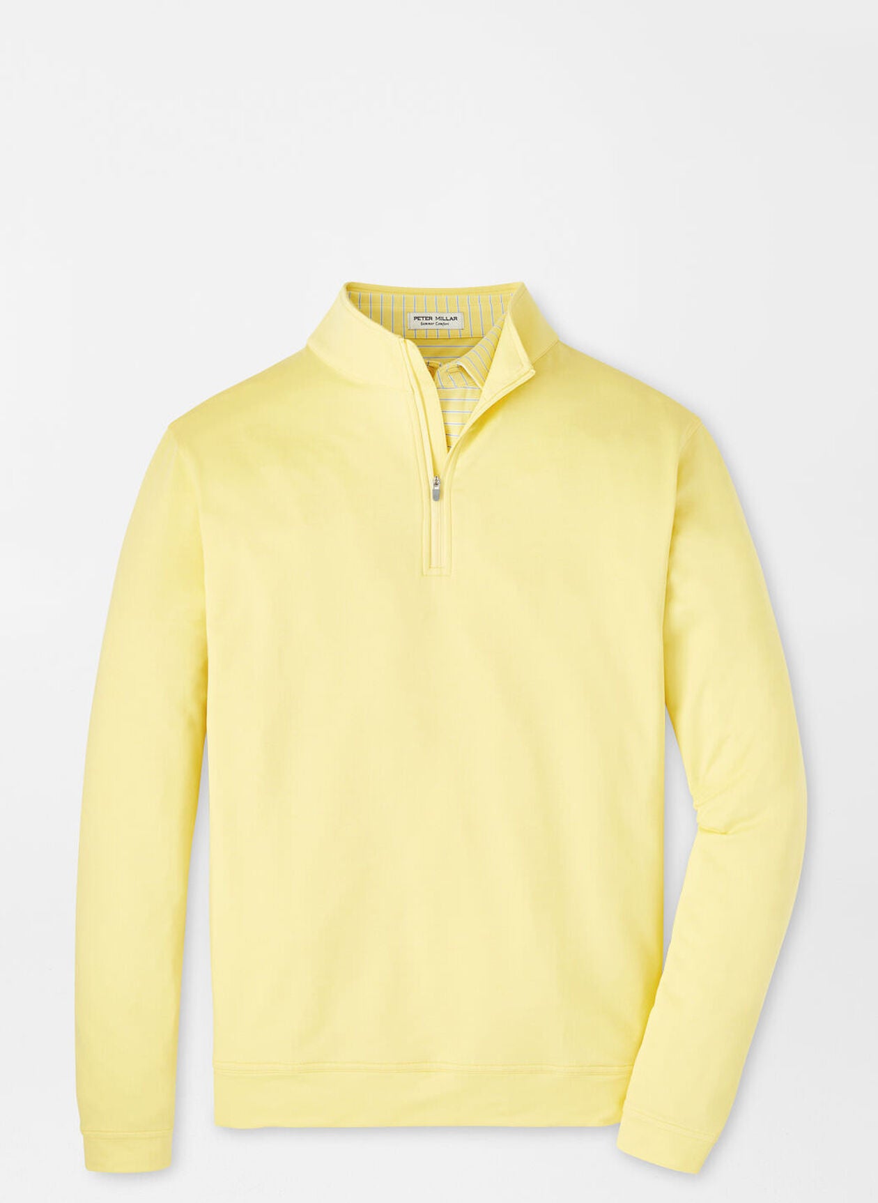 Men's Peter Millar Perth Mélange Performance Quarter-Zip - ALL COLOURS