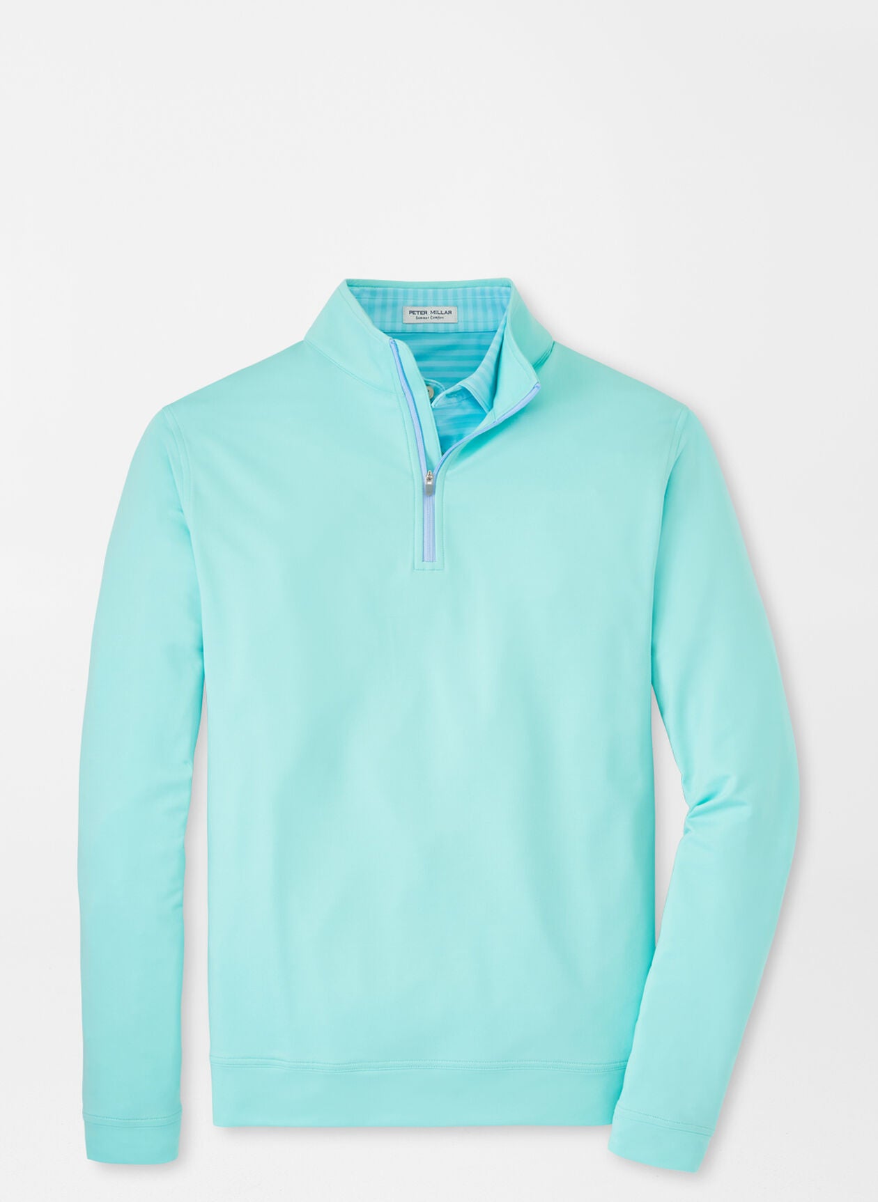 Men's Peter Millar Perth Mélange Performance Quarter-Zip - ALL COLOURS