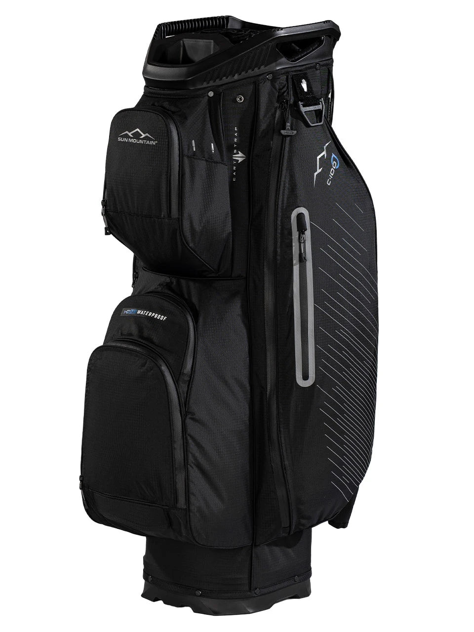 Sun Mountain H2NO 2026 14-Way Cart Bag - Black