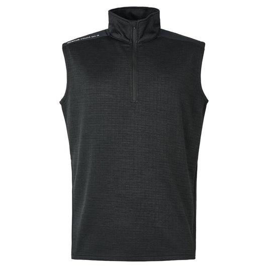 Men's Abacus Sunningdale 1/4 Zip Vest - Black