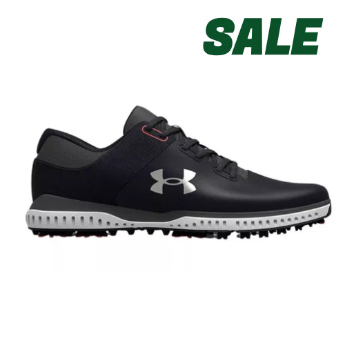 Under Armour Medal RST 2 Wide Golf Shoes - Black/Black