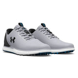 Under Armour Medal 2 Wide Spikeless Golf Shoes - Mod Grey/Jet Grey/Black