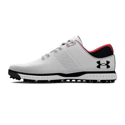 Under Armour Medal RST 2 Wide Golf Shoes - White/Black