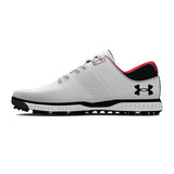 Under Armour Medal RST 2 Wide Golf Shoes - White/Black