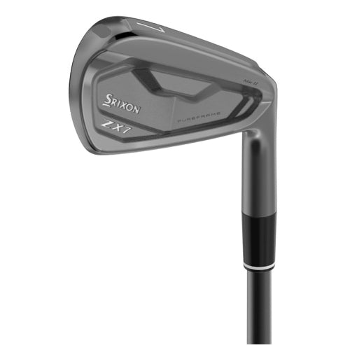 Srixon ZX7 MKII Limited Edition Black Chrome Irons - Steel X-Stiff Flex Shaft 4-PW