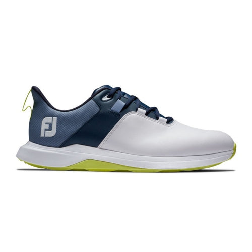 FootJoy ProLite Golf Shoes - White/Navy/Lime