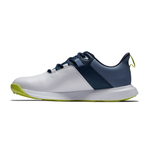 FootJoy ProLite Golf Shoes - White/Navy/Lime