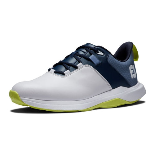 FootJoy ProLite Golf Shoes - White/Navy/Lime