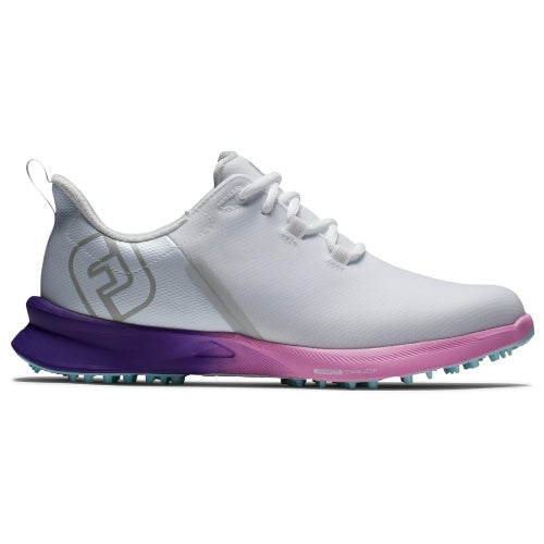 Women's FootJoy Fuel Golf Shoes - White/Pink