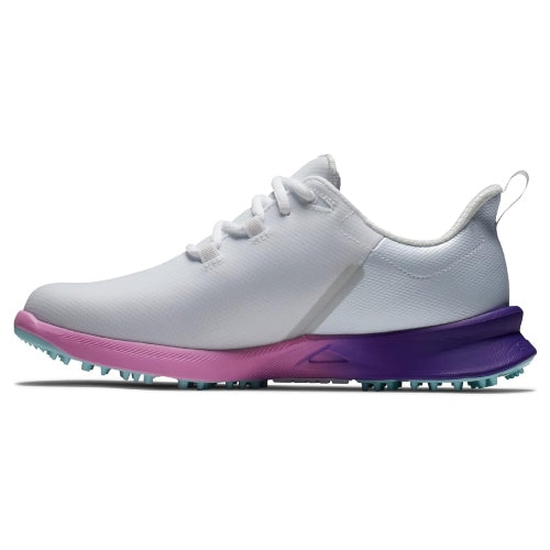 Women's FootJoy Fuel Golf Shoes - White/Pink