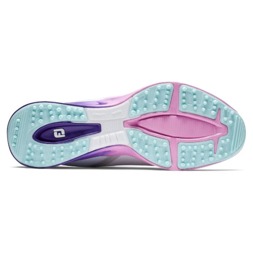 Women's FootJoy Fuel Golf Shoes - White/Pink