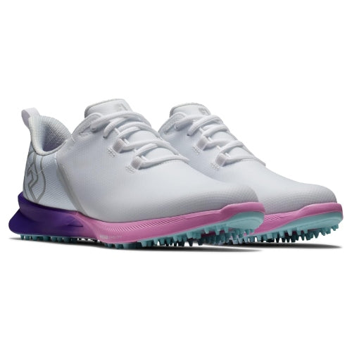Women's FootJoy Fuel Golf Shoes - White/Pink