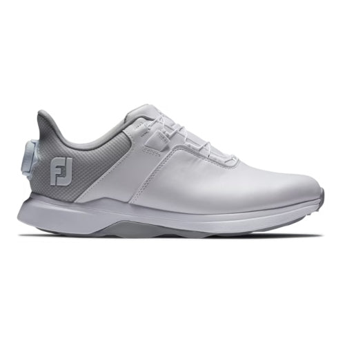 Women's FootJoy ProLite Golf Shoes - White/Grey BOA