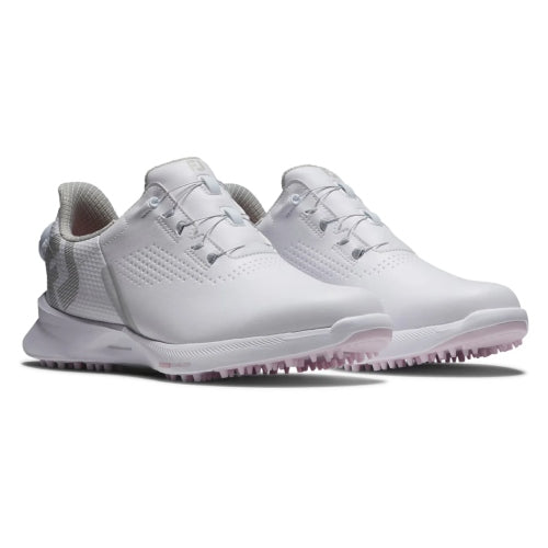 Women's FootJoy Fuel Golf Shoes - White BOA