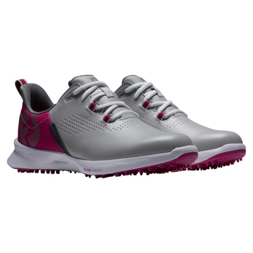 Women's FootJoy Fuel Golf Shoes - Grey/Pink
