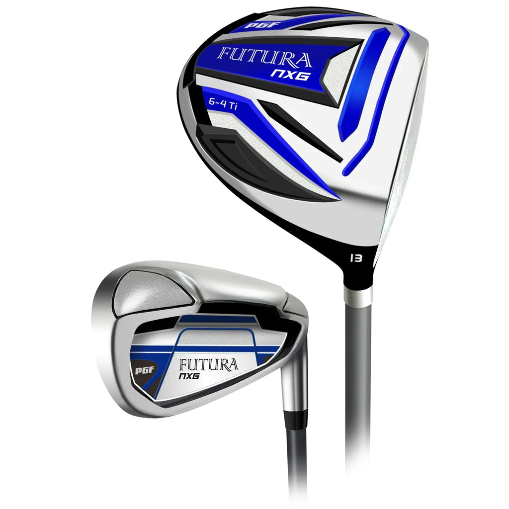 PGF Futura NXG Beginners Golf Set clubs and cart bag