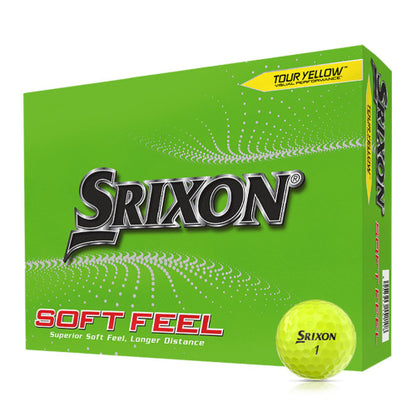 Srixon Soft Feel Golf Balls - Yellow