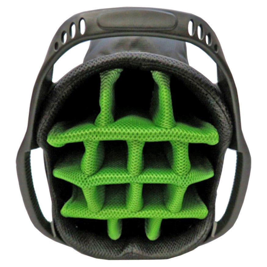 TaylorMade RBZ Speedlite Cart Bag - Black/Red, top view