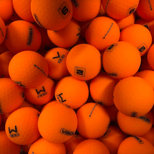 Vision Orange Matte Finish - Bulk Buy Golf Balls