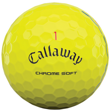 Load image into Gallery viewer, Callaway Chrome Soft Triple Track Golf Balls - Yellow
