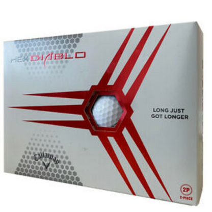 Callaway HEX Diablo Golf Balls - White