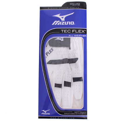 Mizuno Tec Flex Golf Glove - White