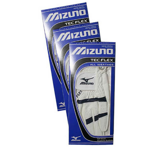 Mizuno Tec Flex Golf Gloves - Black  (3 Pack)