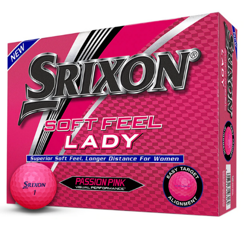 Srixon Soft Feel Lady Golf Balls - Pink
