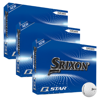 Srixon Q Star Golf Balls - White