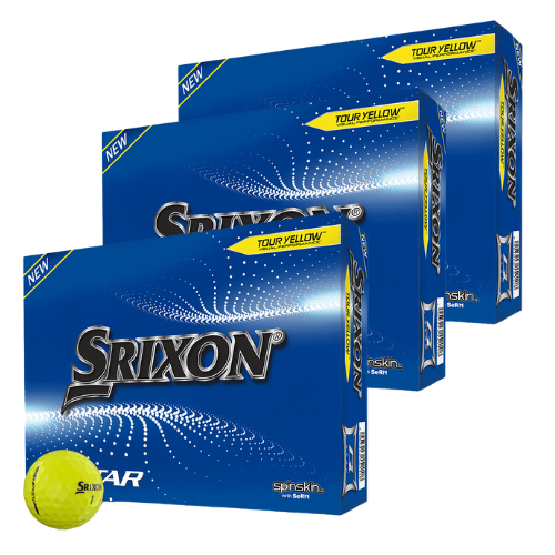 Srixon Q Star Golf Balls - Yellow