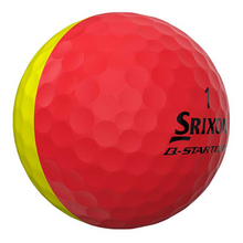 Load image into Gallery viewer, Q-STAR Tour Divide Golf Balls - Red/Yellow
