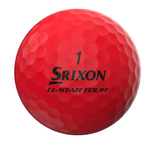 Q-STAR Tour Divide Golf Balls - Red/Yellow