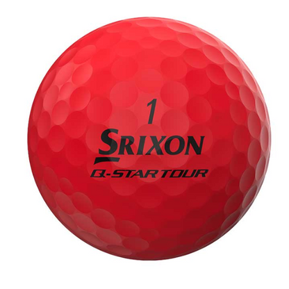 Q-STAR Tour Divide Golf Balls - Red/Yellow