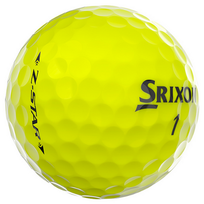 Srixon Z Star Golf Balls - Yellow