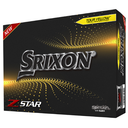 Srixon Z Star Golf Balls - Yellow