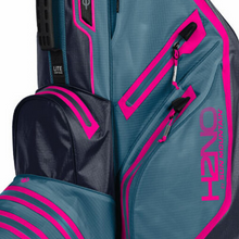 Load image into Gallery viewer, Sun Mountain H2NO Lite Cart Bag - Pink/Charcoal/Gunmetal

